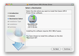 install new printer mac
