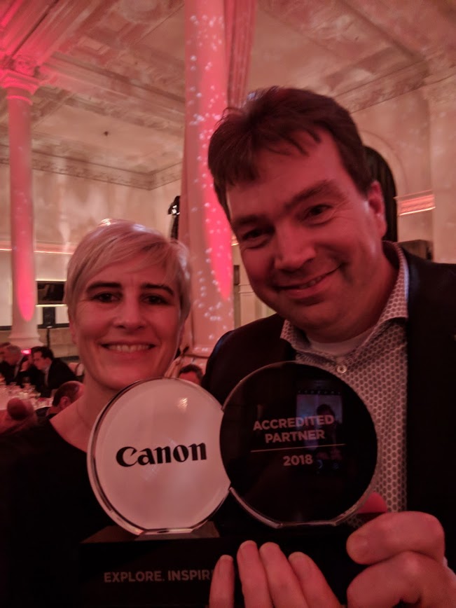 Cantec Accreditation Award 2018 from Canon
