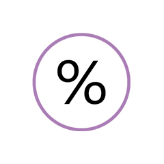 Percentage icon